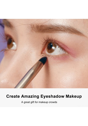 Vkemall Doğal At Kılı Göz Fırçası Seti - 7 Parça, Taşınabilir, Yüksek Kalite Ahşap Sap, Çeşitli Renk Seçenekleri