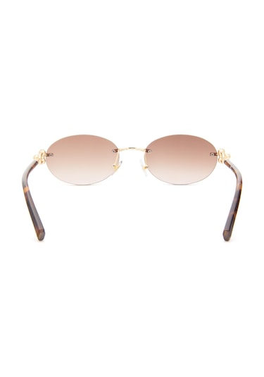 Falenti Ae9926-c4 56 Unisex Güneş Gözlüğü Altın