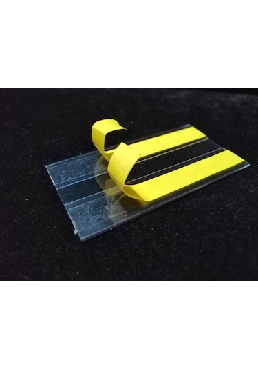 10 Adet C Tipi 5 x 10 CM Depo Raf Etiketlik Yapışkanlı İsimlik