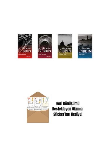 Michael Dibdin 4 Kitap Set + Okuma Sticker'ları