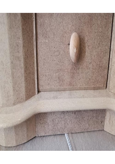 1448bng90239hobi Adn Dekoratif Kapaklı Kutu Tek Çekmece Ahşap Mdf Ham Model El Yapım