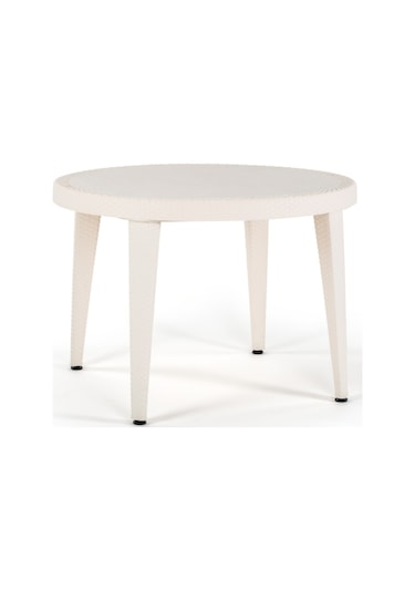 Bintaşmobilya Grey Beyaz Dış Mekan Bahçe Masası Venge