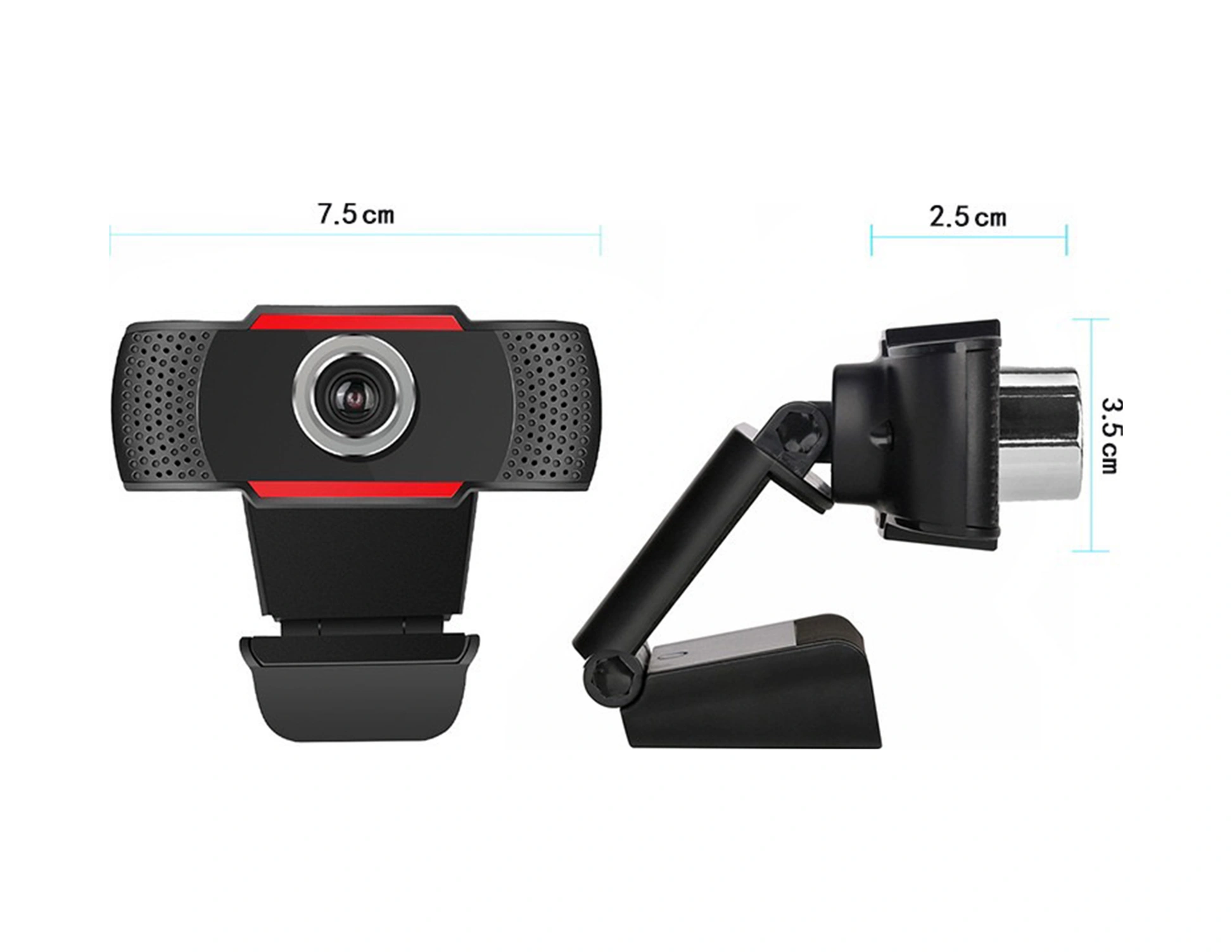 Youmex Usb 2.0 Web Kamera, 720p Hd, 120 Geniş Açı, 80 Ayarlanabilir, Gürültü Engelleme Mikrofon, Plug & Play, Çeşitli Yazılımlarla Uyumlu Qq, Skype, Facebook