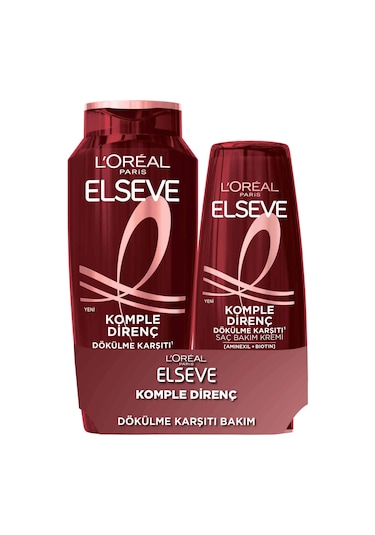 L'oreal Paris Elseve Komple Direnç Şampuan 300 Ml+175 Ml Krem