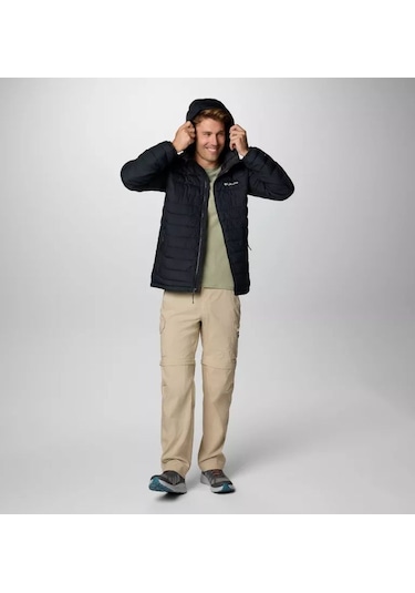 Columbia Men's Powder Lite Iı Hooded Erkek Mont Wo6272 001