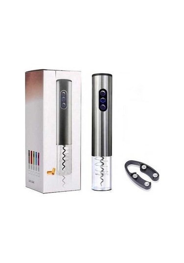 Dancemonkey Profesyonel Şarap Şişesi Açacağı, Otomatik Mantar Led Gümüş