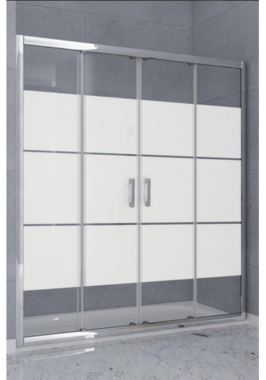 Durul Duşakabin Ön Cephe Box Desen 5mm H:190 Parlak