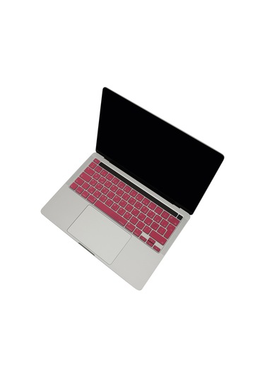 Arapça Klavye Macbook Pro Kılıf M1-m2, 13inç Touchbarlı A2338 A2289 A2251 A2141 Uk Enter İle Uyumlu Açık Pembe