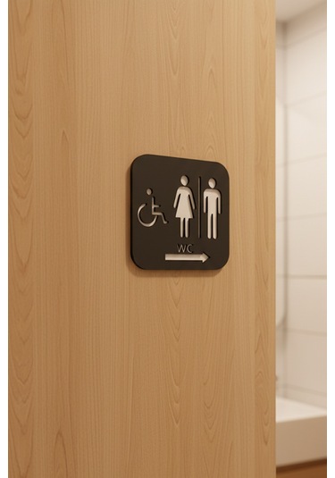 Wc Tabelası, Tuvalet Levhası, Kadın Erkek Tabela, Yönlendirme Levhaları 47