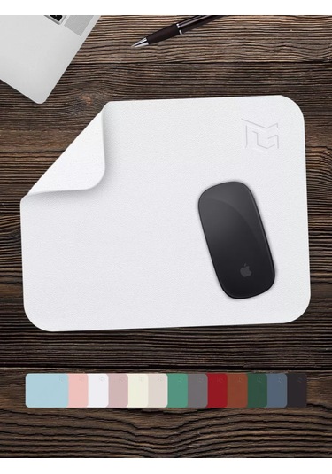 Gimarz Küçük Deri Beyaz Fare Tahtası 213412118