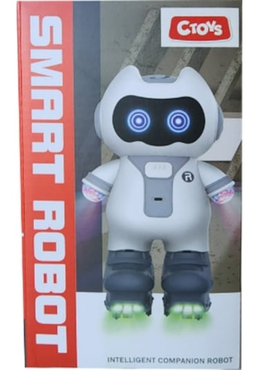Ctoy 6678-9 Işıklı Ve Sesli Kayarak Dans Eden Robot