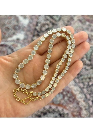 Allahverdi Türkmen Sade Polki Elmas Kolye 125