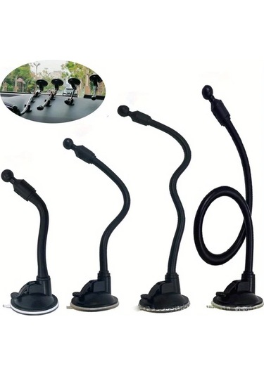 Xuweiwei D Sku 17mm Top Kafa Hortum Emici Taban Araba Cep Telefonu Tablet Tutucu Aksesuarları 4 Uzunluk 1 Adet