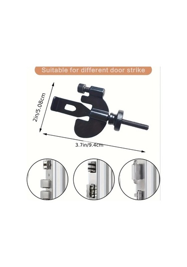 Willowhaven 2 Adet Yükseltilmiş Taşınabilir Kapı Kilidi Gelişmiş Güvenlik Yatak Otel Ev Apartman