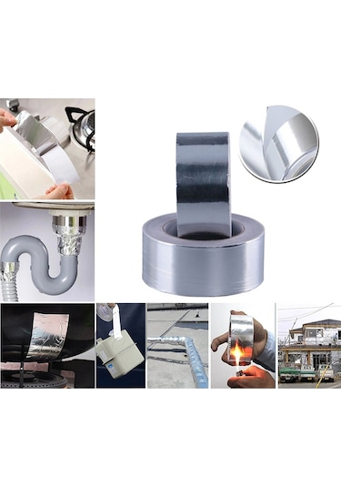 Alüminyum Folyolu Yanmaz Bant 44 Mm*20 Metre (532559332)