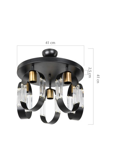 Nova 5'li Plafonyer Avize Çok Renkli