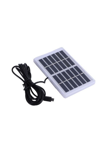 Konesam 1.2w 6v Polikristal Güneş Paneli - Mikro Usb Arayüzlü, Depolama Fonksiyonu Olmadan, Düşük Güçlü Cihazlar İçin