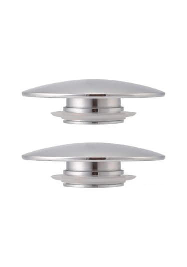 Monyee 2 Adet Bakır Vana Kapağı, 66mm/70mm Fırtınalı Lavabo Ve Banyo Tıklama Kapanır Su Akışı Engeli Diğer