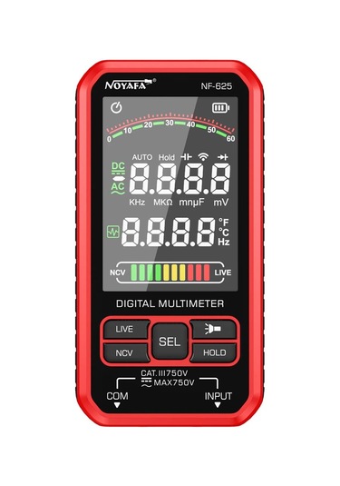 Noyafa Nf-625 Renkli Lcd Ekran Dijital Multimetre