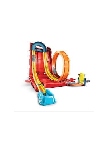 Hot Wheels Track Builder Benzin Bidonu Akrobasi Seti Hdx78