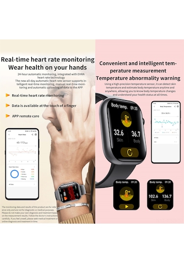 Samdoo 2024 En Yeni F59 Sağlık İzleyici Akıllı Saat