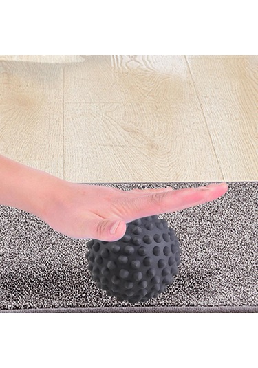 Homyl Masaj Topu Kadın Fitness Ekipmanları Spor Boyun Sırt Siyah