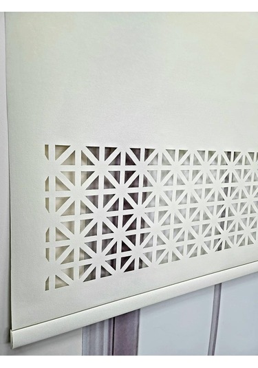 Bbb Çift Mekanizmalı Lazer Kesim Tül Ve Stor Perde Mlt1045