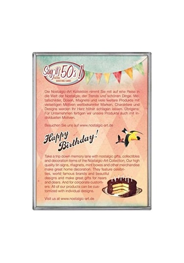 Nostalgic Art Say It Happy Birthday Magnet Set