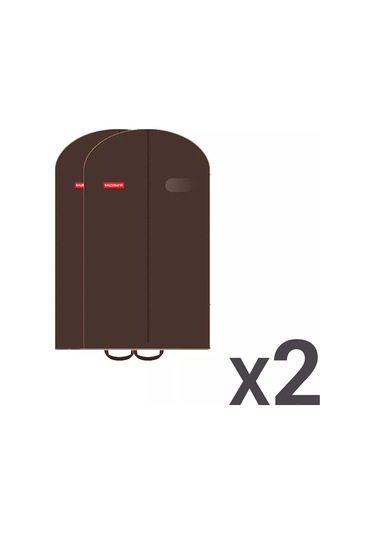 Hausmann 60x100 Oval Pencereli, Kahverengi Giysi Kılıfı - 2 Adet. 229651052 Kahverengi