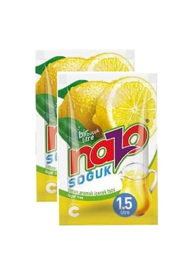 Nazo Limon Aromalı İçecek Tozu 24 x 9 G