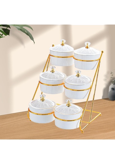 Homyl Kuru Meyve Tepsisi Çok Fonksiyonlu Raflı Fındık Beyaz