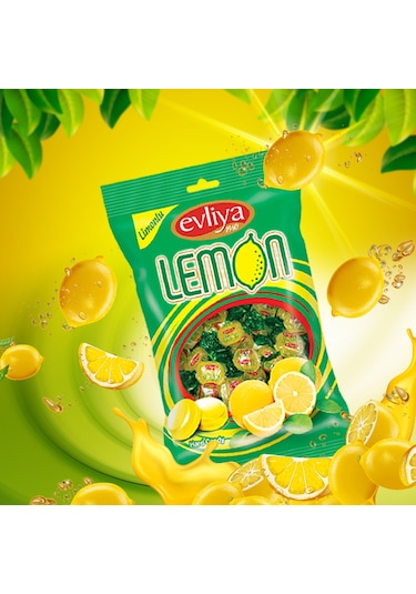 Evliya Şekerleme Limon Aromalı Şeker 350 G