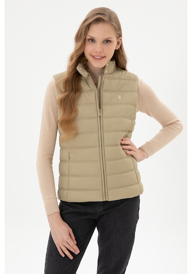 U.s. Polo Assn. Kadın Açık Haki Yelek Dokuma 50311989-vr183 Acık Hakı