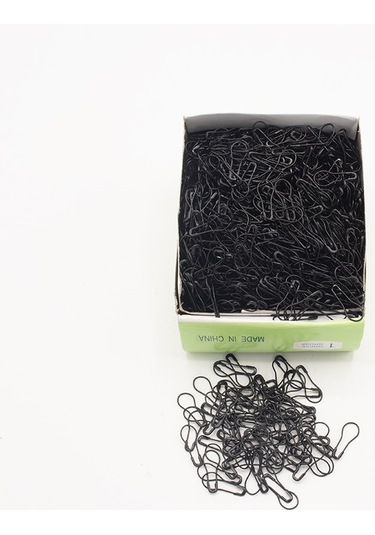 24 Adet 22 Mm Armut Siyah Çengelli İğne