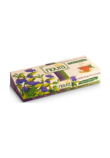 Noura Natural Bardak Poşet Safranlı Yeşil Çay 10'lu