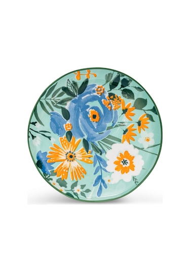 Jumbo Floral 7 Parça Pasta Takımı Floral