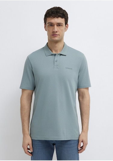 Mavi - Gri Polo Tişört 0611837-70118