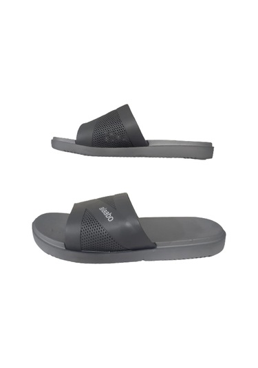 Alaabo Erkek Gri Düz Ultra Hafif Havuz Plaj Eva Terlik Gri