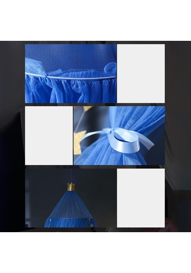 Suntek Çocuklar Prenses Oyun Çadırı Bebek Odası Koyu-mavi