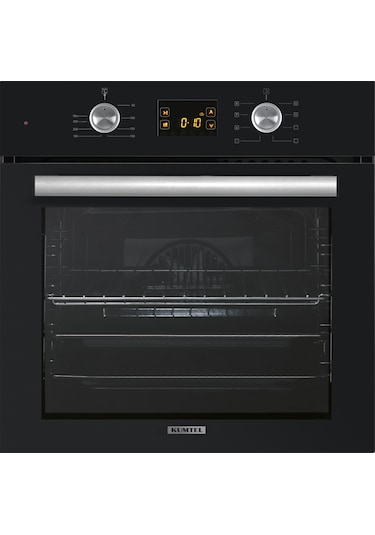 Kumtel B66-S2 DDT - KO-40TAHDF - DA6-835 Dokunmatik Siyah Cam Ankastre Set