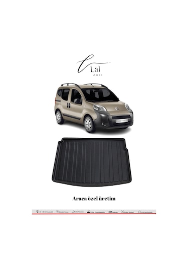 Citroen Nemo 2008 Sonrası 3d Havuzlu Paspas Bagaj Havuzu Seti