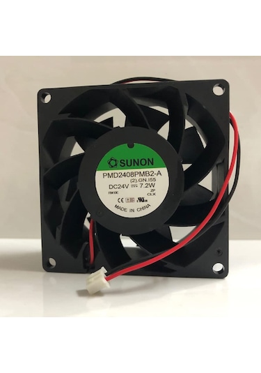 Sunon Pmd2408pmb2-a. 2 .gn ,80x38mm 24vdc 75-cfm 2-kablo Fan
