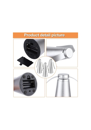 Folinda Masaüstü Bataryalı Sinek Ve Haşere Avlayıcı Fan, 3 Adet Siyah Pp+abs Malzeme