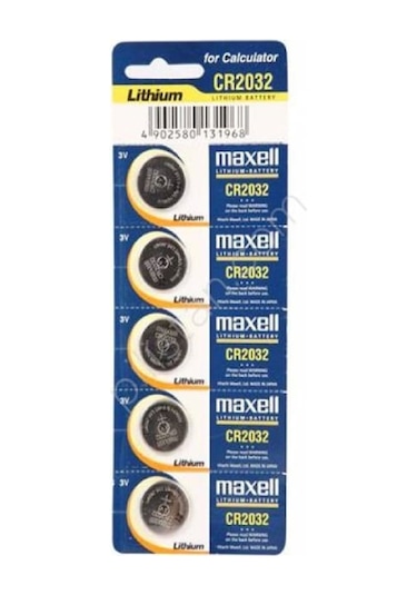 Maxell Cr2032-5 ,5 Li Kartela 3v Para Pil