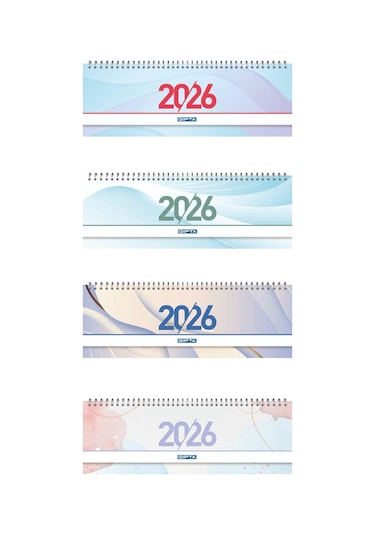 Gıpta 2026 Spiralli Masa Takvimi 12x33 Cm 1 ADET