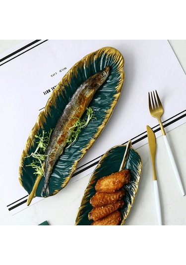 Kangvka Pembe Küçük Seramik Kanat Desenli Gümüş Kenarlı Mutfak & Dekoratif Saklama Tabağı Meyve, Atıştırmalık, Tatlı, Mücevher