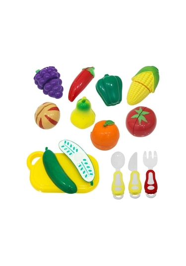 Birlik Oyuncak 22 Parça Meyve Sebze Kesme Seti