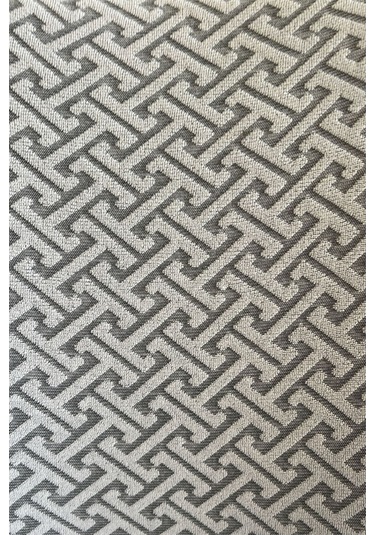 StarMall Jakarlı Kumaş İlmek Desen Oval Sandalye Kılıfı, Lastikli, Yıkanabilir, Esnek Sandalye Örtüsü 1 Adet Vizon