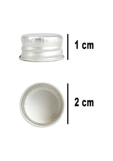 Digithome 6 Lı 50 Ml Gümüş Metal Kapaklı Cam Zencefil Shot Şişesi Söz Nişan Hediyelik Kolonya Şişesi