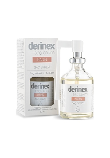 Derinex Kadın Saç Dökülmesine Etkili Sprey 50 Ml